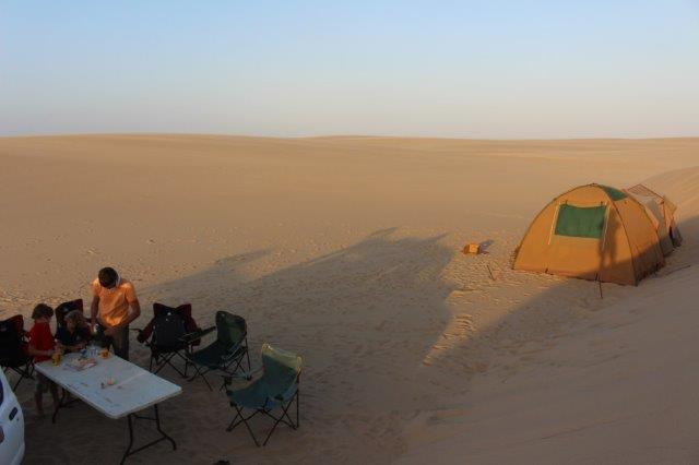 Namibe Camping desert